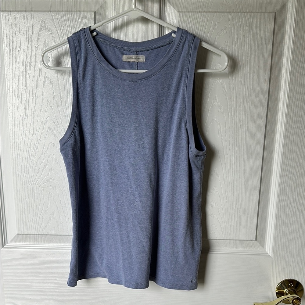 Outerknown Blue Sleeveless Tank Top small